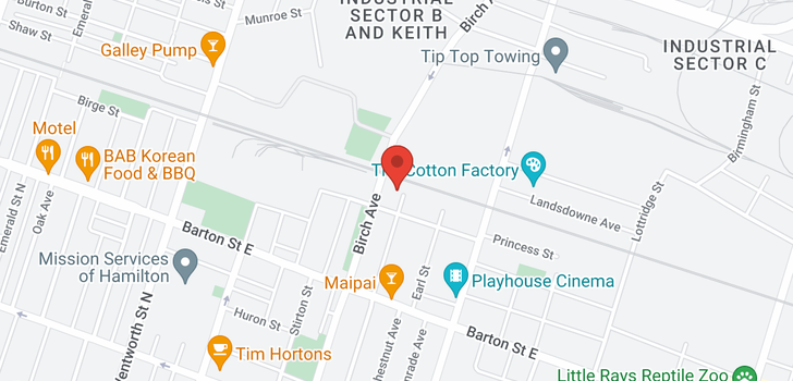 map of 247 GIBSON Avenue